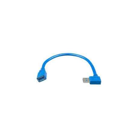USB extension cable 0,3m priseà angle droit