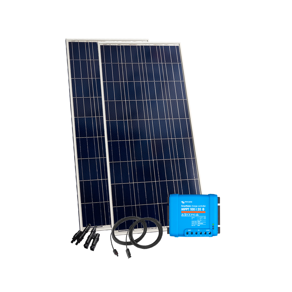 Kit panneau solaire 130 Watts haute performance MONOCRISTALLIN